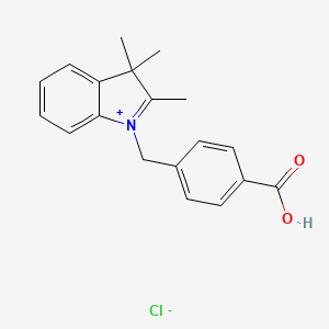 1-[(4-Carboxyphenyl)methyl]-2,3,3-trimethyl-3H-indol-1-ium chloride