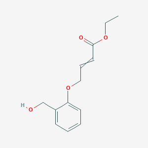 Ethyl 4-[2-(hydroxymethyl)phenoxy]but-2-enoate