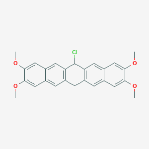 molecular formula C26H23ClO4 B14190388 6-Chloro-2,3,9,10-tetramethoxy-6,13-dihydropentacene CAS No. 919273-08-8