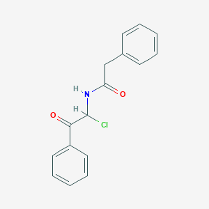 N-(1-Chloro-2-oxo-2-phenylethyl)-2-phenylacetamide