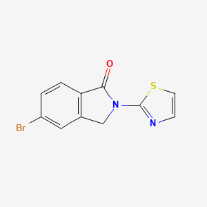 5-Bromo-2-(1,3-thiazol-2-yl)-2,3-dihydro-1H-isoindol-1-one