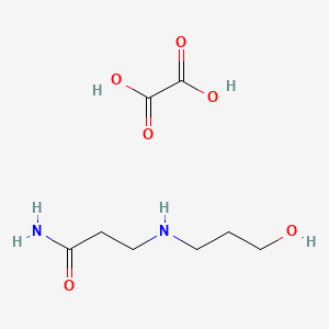 3-((3-Hydroxypropyl)amino)propanamide oxalate