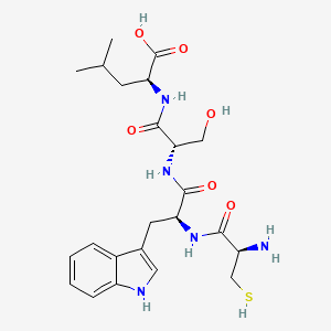 L-Cysteinyl-L-tryptophyl-L-seryl-L-leucine