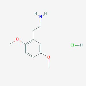 molecular formula C10H16ClNO2 B141905 2,5-二甲氧基苯乙胺盐酸盐 CAS No. 3166-74-3