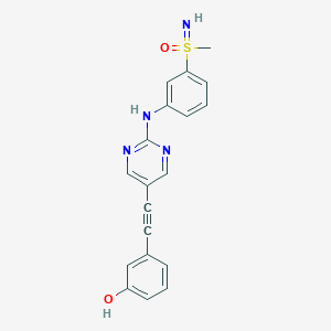 Phenol, 3-[2-[2-[[3-(S-methylsulfonimidoyl)phenyl]amino]-5-pyrimidinyl]ethynyl]-