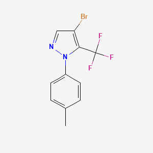 4-Bromo-1-(4-methylphenyl)-5-(trifluoromethyl)-1H-pyrazole