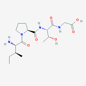 molecular formula C17H30N4O6 B14190538 L-Isoleucyl-L-prolyl-L-threonylglycine CAS No. 921597-59-3