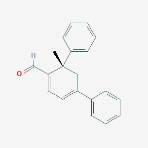 molecular formula C20H18O B14190565 (6S)-6-methyl-4,6-diphenylcyclohexa-1,3-diene-1-carbaldehyde CAS No. 919301-88-5