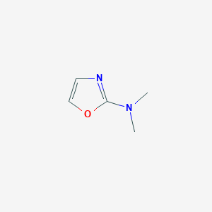 molecular formula C5H8N2O B14190617 N,N-Dimethyl-1,3-oxazol-2-amine CAS No. 918826-84-3