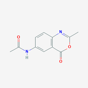 molecular formula C11H10N2O3 B14190628 N-(2-Methyl-4-oxo-4H-3,1-benzoxazin-6-yl)acetamide CAS No. 922189-17-1