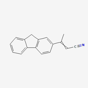 3-(9H-Fluoren-2-YL)but-2-enenitrile