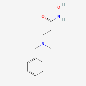 molecular formula C11H16N2O2 B14190674 N~3~-Benzyl-N-hydroxy-N~3~-methyl-beta-alaninamide CAS No. 919997-10-7