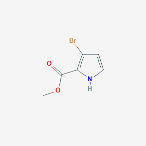 molecular formula C6H6BrNO2 B1419068 3-溴-1H-吡咯-2-甲酸甲酯 CAS No. 941714-57-4