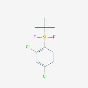 molecular formula C10H12Cl2F2Si B14190709 tert-Butyl(2,4-dichlorophenyl)difluorosilane CAS No. 847982-49-4