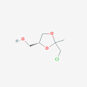 [(4R)-2-(chloromethyl)-2-methyl-1,3-dioxolan-4-yl]methanol