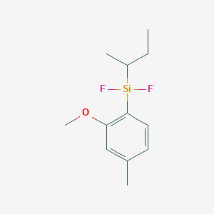 (Butan-2-yl)(difluoro)(2-methoxy-4-methylphenyl)silane