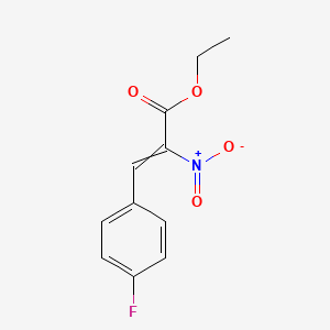 Ethyl 3-(4-fluorophenyl)-2-nitroprop-2-enoate