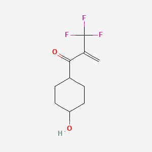 1-(4-Hydroxycyclohexyl)-2-(trifluoromethyl)prop-2-en-1-one