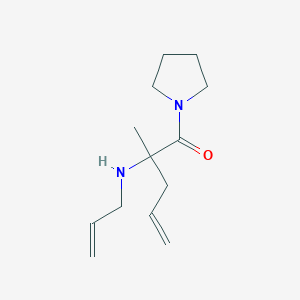 2-Methyl-2-[(prop-2-en-1-yl)amino]-1-(pyrrolidin-1-yl)pent-4-en-1-one