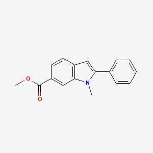 Methyl 1-methyl-2-phenyl-1H-indole-6-carboxylate