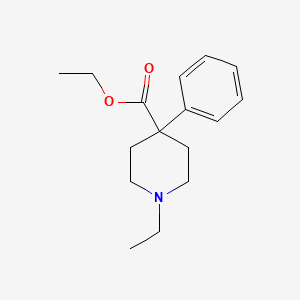 molecular formula C16H23NO2 B1419086 Ethyl 1-ethyl-4-phenylpiperidine-4-carboxylate CAS No. 28018-10-2