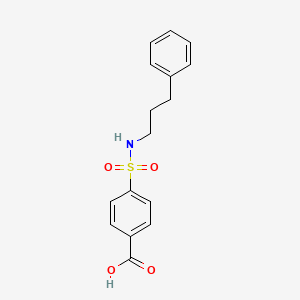 4-[(3-Phenylpropyl)sulfamoyl]benzoic acid