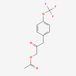 2-Propanone, 1-(acetyloxy)-3-[4-(trifluoromethoxy)phenyl]-