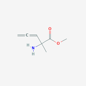 molecular formula C7H11NO2 B14190890 Methyl 2-amino-2-methylpenta-3,4-dienoate CAS No. 922191-02-4