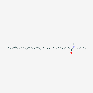 N-(2-methylpropyl)octadeca-9,12,15-trienamide