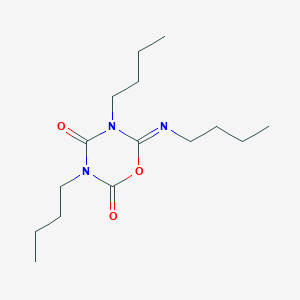 (6Z)-3,5-Dibutyl-6-(butylimino)-1,3,5-oxadiazinane-2,4-dione