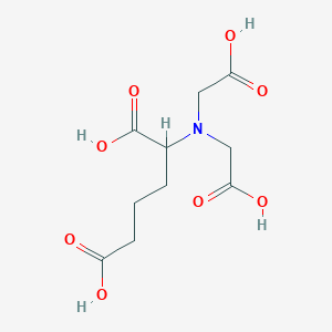 molecular formula C10H15NO8 B14191008 2-[Bis(carboxymethyl)amino]hexanedioic acid CAS No. 869856-38-2