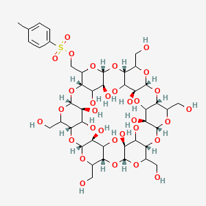 molecular formula C43H66O32S B1419101 Mono-6-O-(p-toluenesulfonyl)-alpha-cyclodextrin CAS No. 32860-56-3
