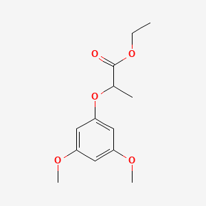 molecular formula C13H18O5 B14191041 Ethyl 2-(3,5-dimethoxyphenoxy)propanoate CAS No. 854678-52-7