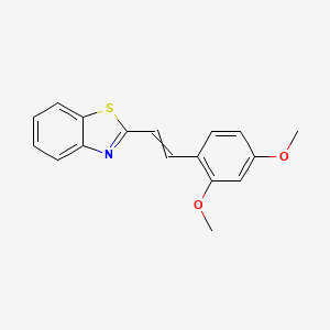 2-[2-(2,4-Dimethoxyphenyl)ethenyl]-1,3-benzothiazole