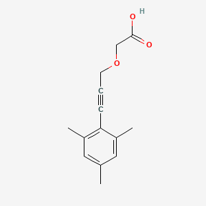 {[3-(2,4,6-Trimethylphenyl)prop-2-yn-1-yl]oxy}acetic acid