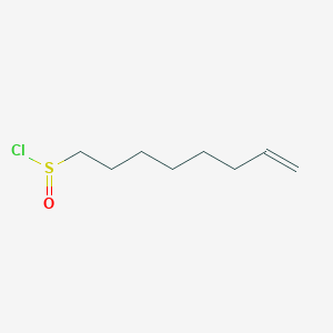 molecular formula C8H15ClOS B14191063 Oct-7-ene-1-sulfinyl chloride CAS No. 923279-57-6