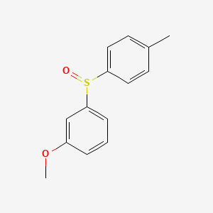 1-Methoxy-3-(4-methylbenzene-1-sulfinyl)benzene