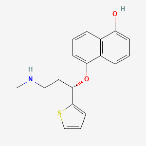 molecular formula C18H19NO2S B1419108 5-Hydroxyduloxetine CAS No. 741693-77-6