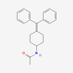 molecular formula C21H23NO B14191081 N-[4-(Diphenylmethylidene)cyclohexyl]acetamide CAS No. 919789-86-9