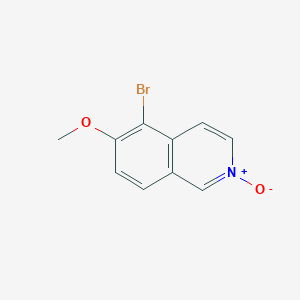 5-Bromo-6-methoxy-2-oxo-2lambda~5~-isoquinoline