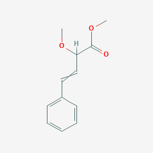 molecular formula C12H14O3 B14191098 Methyl 2-methoxy-4-phenylbut-3-enoate CAS No. 841202-02-6