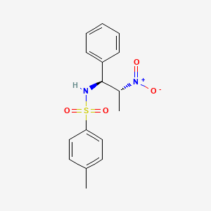 molecular formula C16H18N2O4S B14191120 4-Methyl-N-[(1S,2R)-2-nitro-1-phenylpropyl]benzene-1-sulfonamide CAS No. 919492-12-9