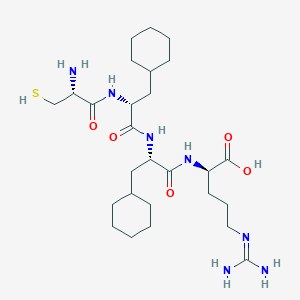 L-Cysteinyl-3-cyclohexyl-D-alanyl-3-cyclohexyl-L-alanyl-N~5~-(diaminomethylidene)-D-ornithine