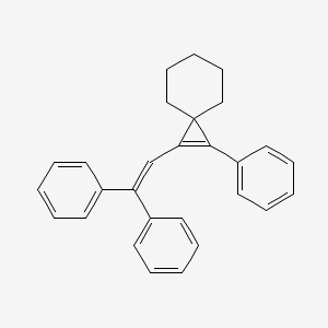 molecular formula C28H26 B14191161 1-(2,2-Diphenylethenyl)-2-phenylspiro[2.5]oct-1-ene CAS No. 919341-62-1