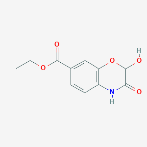 ethyl 2-hydroxy-3-oxo-4H-1,4-benzoxazine-7-carboxylate