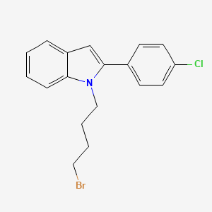 1-(4-Bromobutyl)-2-(4-chlorophenyl)-1H-indole