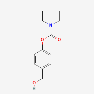 Carbamic acid, diethyl-, 4-(hydroxymethyl)phenyl ester