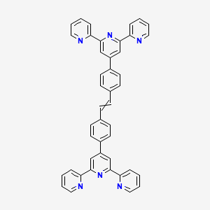 4-[4-[2-[4-(2,6-Dipyridin-2-ylpyridin-4-yl)phenyl]ethenyl]phenyl]-2,6-dipyridin-2-ylpyridine