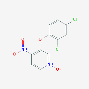 Pyridine, 3-(2,4-dichlorophenoxy)-4-nitro-, 1-oxide