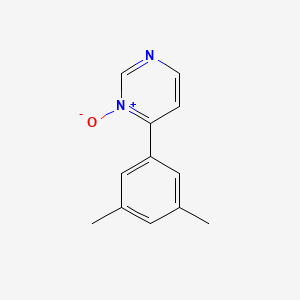 6-(3,5-Dimethylphenyl)-1-oxo-1lambda~5~-pyrimidine